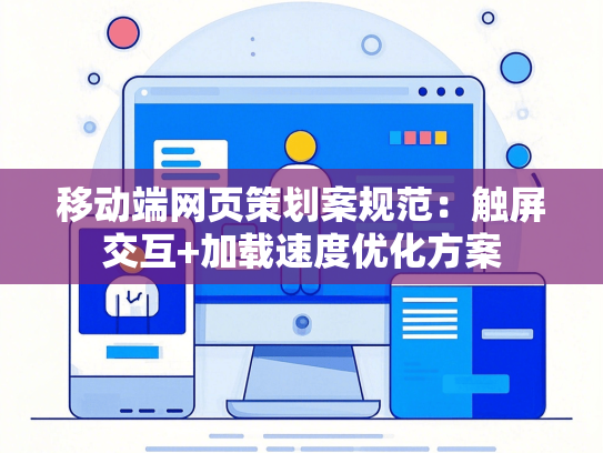 移动端网页策划案规范：触屏交互+加载速度优化方案