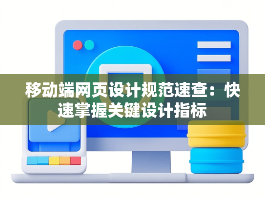 移动端网页设计规范速查：快速掌握关键设计指标