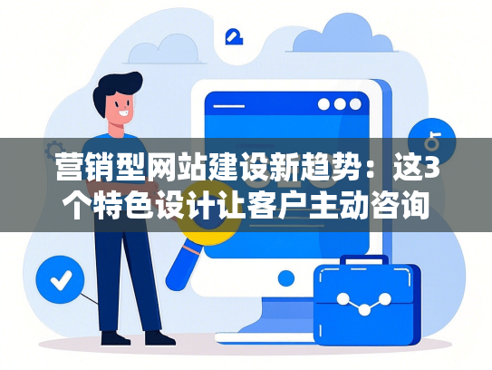 营销型网站建设新趋势：这3个特色设计让客户主动咨询