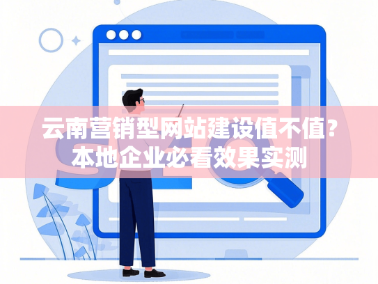 云南营销型网站建设值不值？本地企业必看效果实测-第1张图片