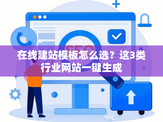 在线建站模板怎么选？这3类行业网站一键生成