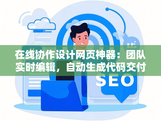 在线协作设计网页神器：团队实时编辑，自动生成代码交付