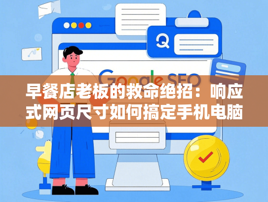 早餐店老板的救命绝招：响应式网页尺寸如何搞定手机电脑平板？
