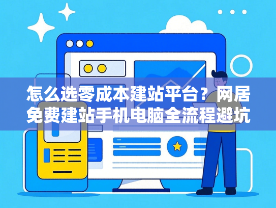 怎么选零成本建站平台？网居免费建站手机电脑全流程避坑指南（省3000元）-第1张图片