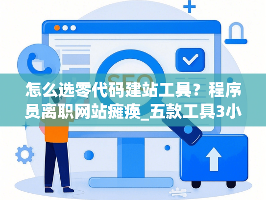 怎么选零代码建站工具？程序员离职网站瘫痪_五款工具3小时自救省十万