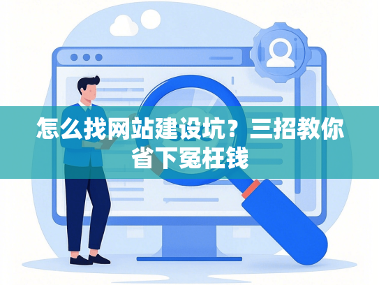 怎么找网站建设坑？三招教你省下冤枉钱