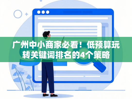 广州中小商家必看！低预算玩转关键词排名的4个策略-第1张图片