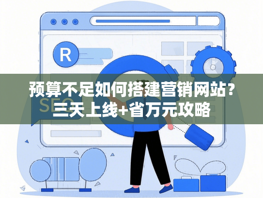 预算不足如何搭建营销网站？三天上线+省万元攻略-第1张图片