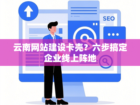 云南网站建设卡壳？六步搞定企业线上阵地-第1张图片