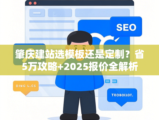 肇庆建站选模板还是定制？省5万攻略+2025报价全解析