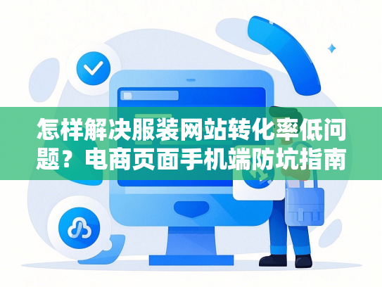 怎样解决服装网站转化率低问题？电商页面手机端防坑指南节省30%跳出率