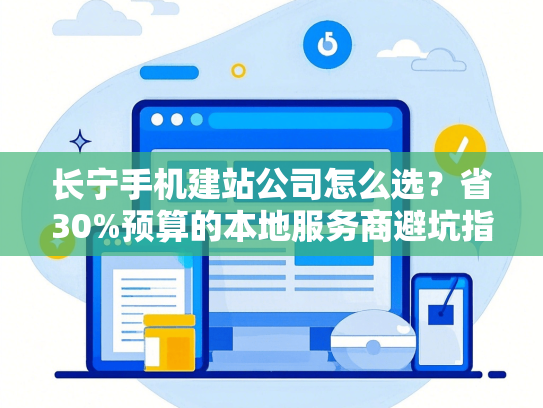 长宁手机建站公司怎么选？省30%预算的本地服务商避坑指南