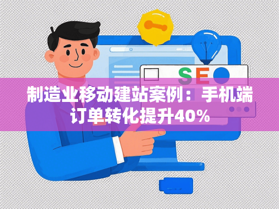 制造业移动建站案例：手机端订单转化提升40%