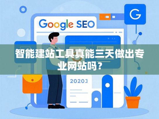 智能建站工具真能三天做出专业网站吗？-第1张图片