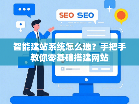智能建站系统怎么选？手把手教你零基础搭建网站-第1张图片