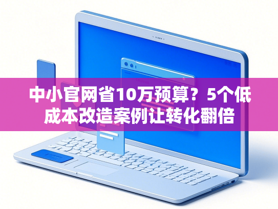 中小官网省10万预算？5个低成本改造案例让转化翻倍-第1张图片