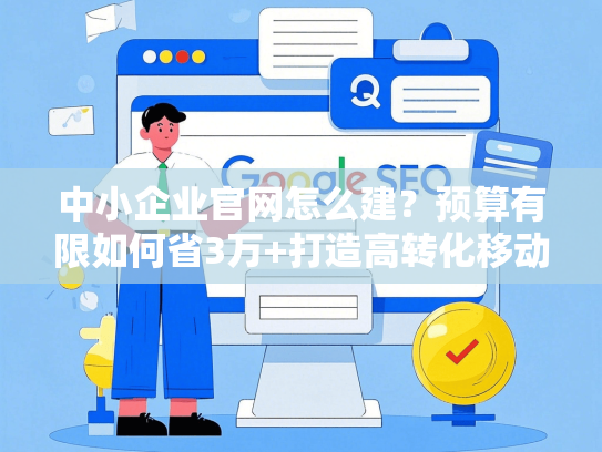 中小企业官网怎么建？预算有限如何省3万+打造高转化移动站