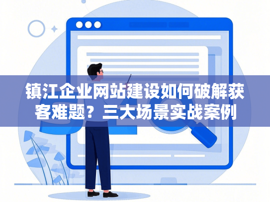 镇江企业网站建设如何破解获客难题？三大场景实战案例