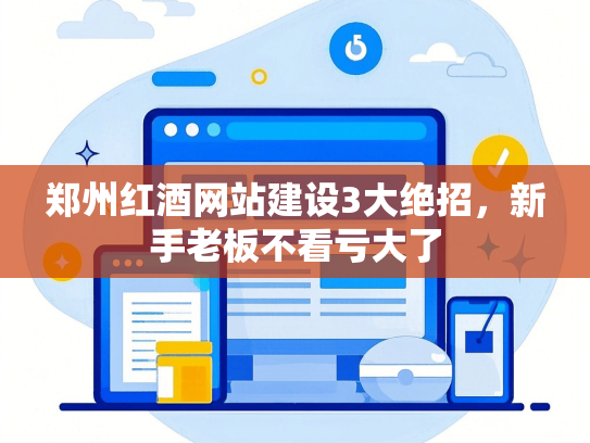 郑州红酒网站建设3大绝招，新手老板不看亏大了