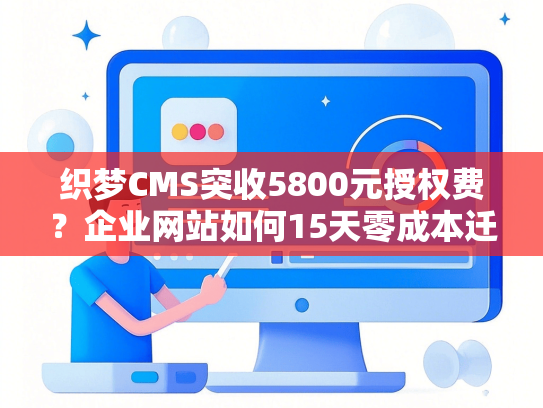 织梦CMS突收5800元授权费？企业网站如何15天零成本迁移避坑