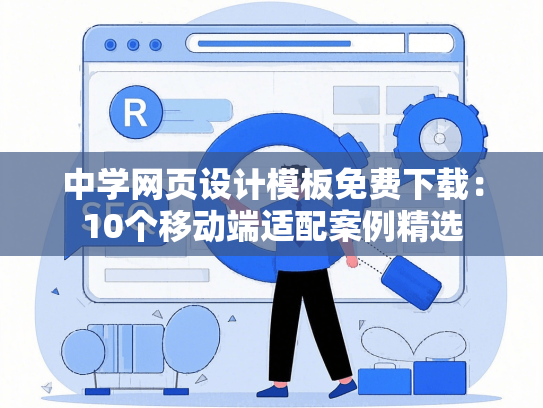 中学网页设计模板免费下载：10个移动端适配案例精选-第1张图片
