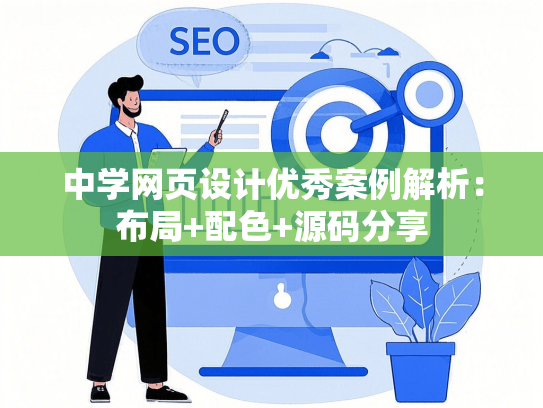 中学网页设计优秀案例解析：布局+配色+源码分享