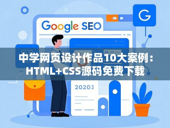 中学网页设计作品10大案例：HTML+CSS源码免费下载