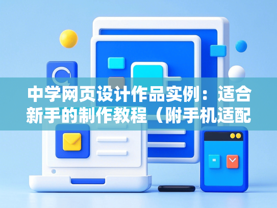 中学网页设计作品实例：适合新手的制作教程（附手机适配技巧）