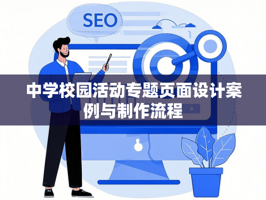 中学校园活动专题页面设计案例与制作流程