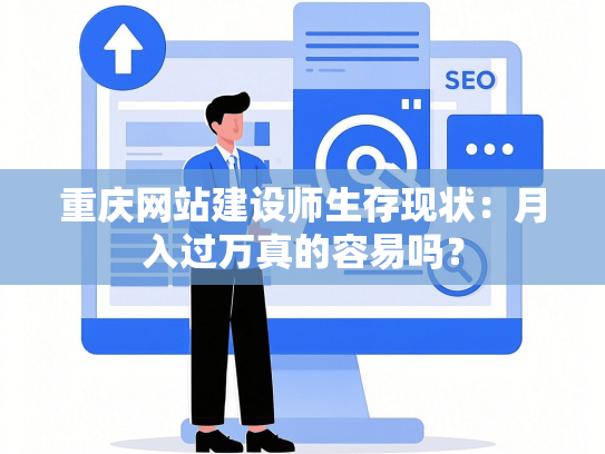 重庆网站建设师生存现状：月入过万真的容易吗？