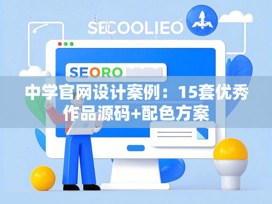 中学官网设计案例：15套优秀作品源码+配色方案