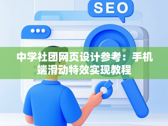 中学社团网页设计参考：手机端滑动特效实现教程