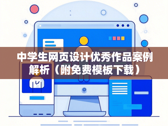 中学生网页设计优秀作品案例解析（附免费模板下载）