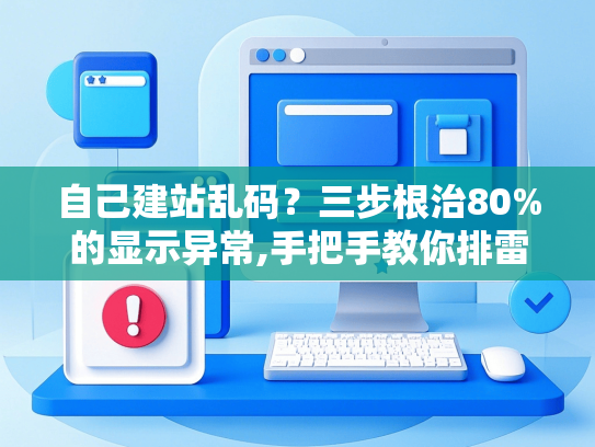 自己建站乱码？三步根治80%的显示异常,手把手教你排雷