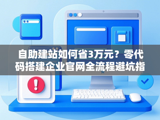 自助建站如何省3万元？零代码搭建企业官网全流程避坑指南