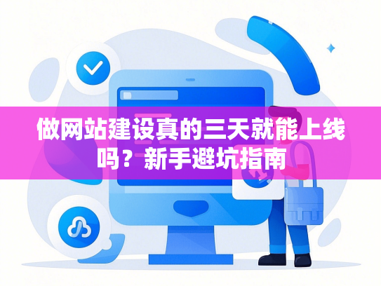 做网站建设真的三天就能上线吗？新手避坑指南