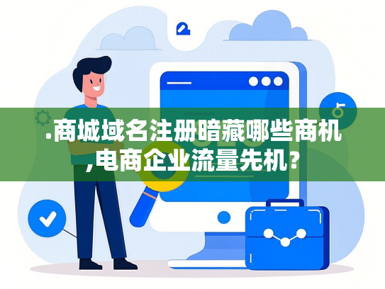 .商城域名注册暗藏哪些商机,电商企业流量先机？