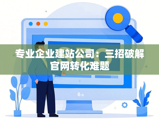 专业企业建站公司：三招破解官网转化难题