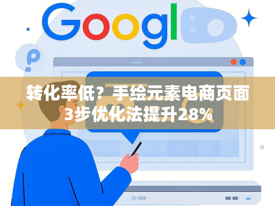 转化率低？手绘元素电商页面3步优化法提升28%