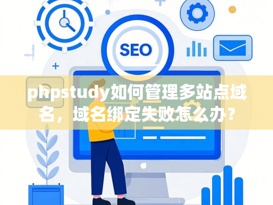 phpstudy如何管理多站点域名，域名绑定失败怎么办？