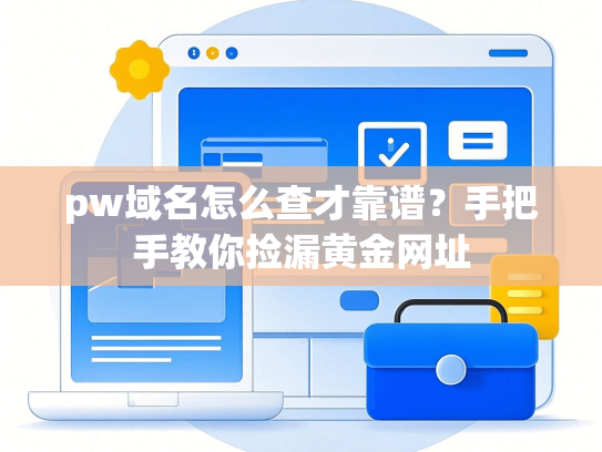 pw域名怎么查才靠谱？手把手教你捡漏黄金网址