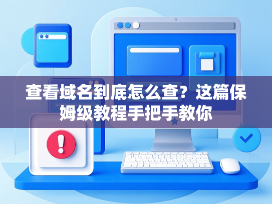查看域名到底怎么查？这篇保姆级教程手把手教你