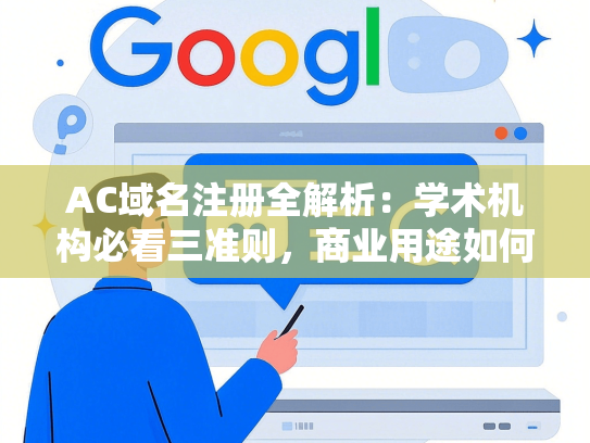AC域名注册全解析：学术机构必看三准则，商业用途如何合规