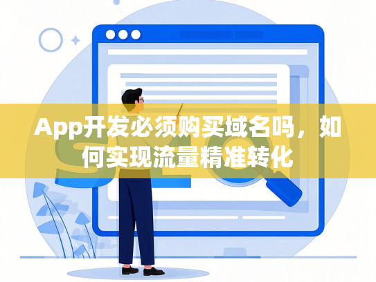App开发必须购买域名吗，如何实现流量精准转化-第1张图片