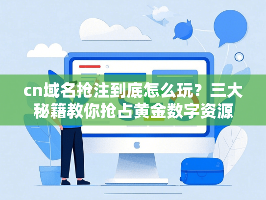 cn域名抢注到底怎么玩？三大秘籍教你抢占黄金数字资源