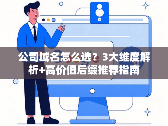 公司域名怎么选？3大维度解析+高价值后缀推荐指南