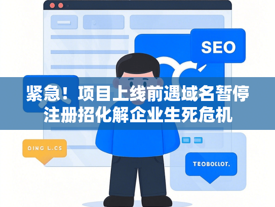 紧急！项目上线前遇域名暂停注册招化解企业生死危机