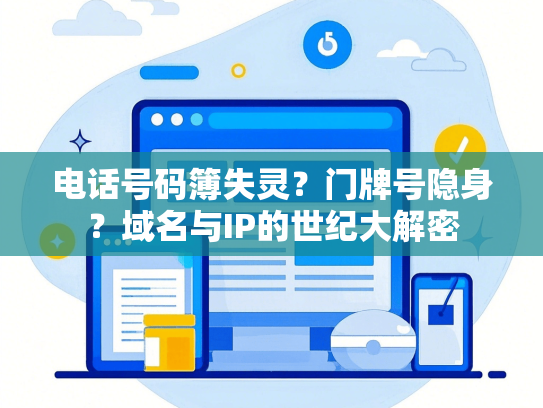 电话号码簿失灵？门牌号隐身？域名与IP的世纪大解密