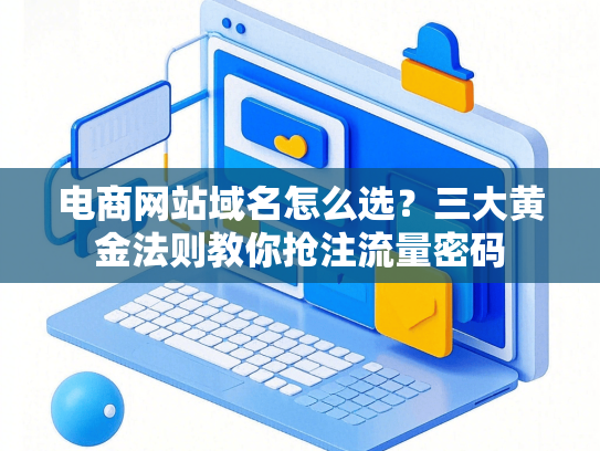 电商网站域名怎么选？三大黄金法则教你抢注流量密码