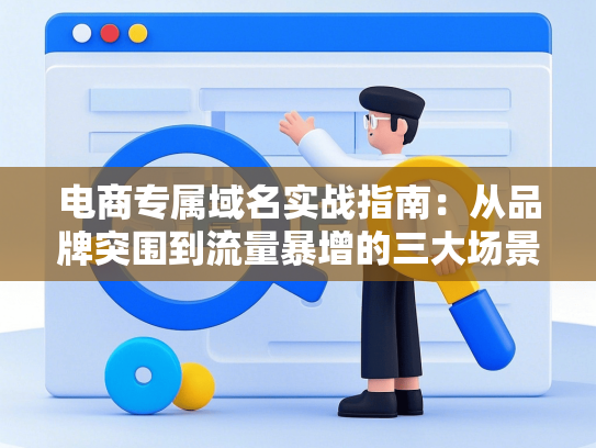 电商专属域名实战指南：从品牌突围到流量暴增的三大场景